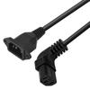 Удлинитель IEC320 C14 - C13 C14 с отверстиями для винтов C13 гнездо - C14 вилка угловой вверх/вниз/влево/вправо шнур питания