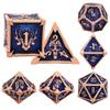 Metal DICE COC Running Group DND Dungeons & Dragons TRPG Polygon Set D6 Cthulhu Board Game DICE