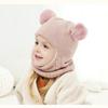 Doitbest Baby Boy Beanie Protect Neck Solid Windproof Winter Child Infant Knit Hat Knitted Warm Fleece Kids Girls Earflap Caps