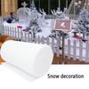 80*240CM Fake Snow Carpet Simulation Christmas Tree Backdrop New Christmas Snow Cover Blanket