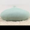 New Women's Korean Style Fashionable Spring Autumn Yarns Beret Hat Solid Color Thickened Warm Vintage Artistic Hats