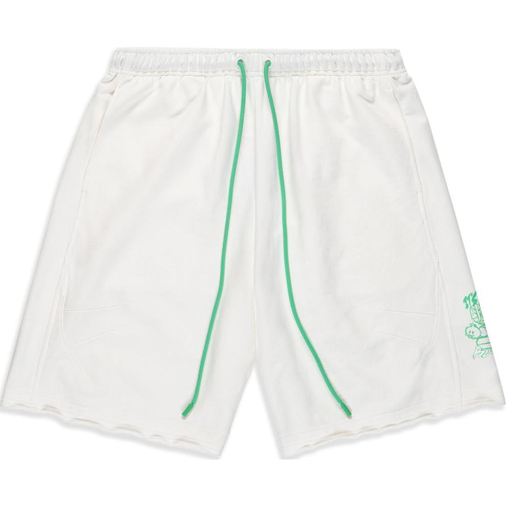 Li Ning X League Of Legends Pool Party Collaboration Letter Print Loose Casual Straight Leg Shorts Men Shorts Off-White AKST831-4