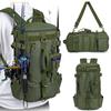 Fishing Backpack Tackle Bag with Rod Holders Fish Equipment Storage Molle Camping Hiking Outdoor Multifunctional Bag