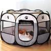 Portable Foldable Pet Tent Kennel Octagonal Fence Puppy Shelter Outdoor Easy Operation Large Dog Cage Cat Fences Foldable Kennel