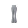 Casual Comfortable Trendy Knitted Sports Pants Women Bottoms Light-Heather-Gray 24FRC604WGG5