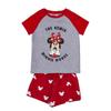 Minnie Mouse Summer Pyjamas Red Grey 3 Years