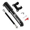 Portable Bicycle Pump Aluminum Alloy Tire Tube Mini High Pressure Hand Pump Inflator Bike Tire Pump