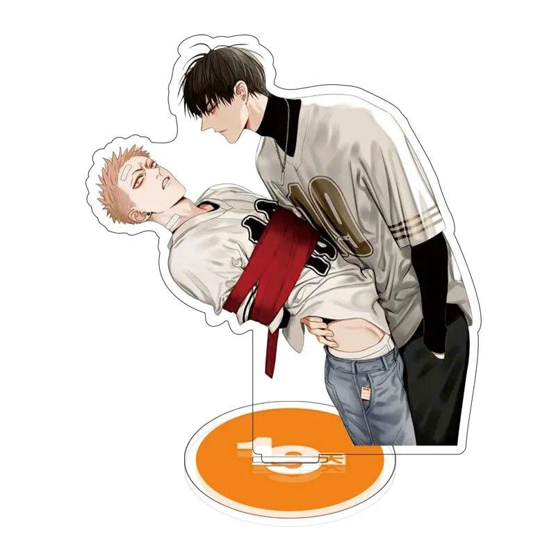 Hot Anime 19 Days Acrylic Figure Stand Model Toys Old Xian Hetian Jian Yi Character Model Desk Decor Cosplay BL Fans Collestive