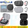 Storage Bag Case for DJI Osmo Action 4 Accessories Portable Mini Protection Bag Carrying Case For DJI Action 4 Screen Protector