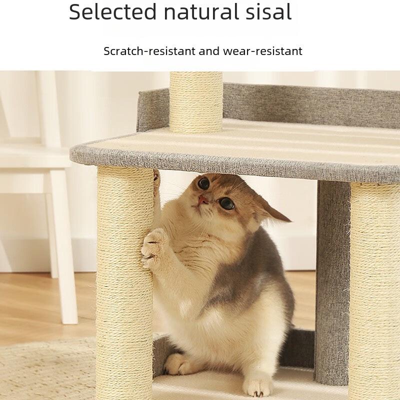 Cat Climbing Frame & Tree, Bed, Small Climber, Toys, Sisal Scratch Board, Supplies