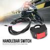 22mm 7 8  Universal Motorcycle Handlebar Switch Headlight Fog Light Switch W  ON OFF Button
