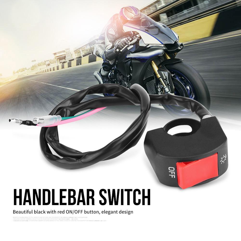 22mm 7 8 Universal Motorcycle Handlebar Switch Headlight Fog Light Switch W ON OFF Button