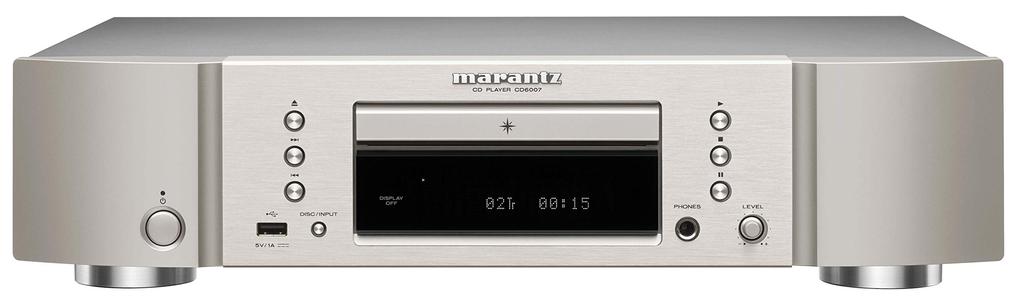 Marantz Marantz CD Player CD6007 Equipped with HDAM Full Output Circuit Silver Gold Discrete/Analog CD6007/FN