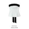 Kaslead New Arrival Women's Clothing Fashion Style Stylish Simple and Versatile Bowknot Decoration Tube Top Tops 9003420