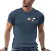 Crimson Pig Red Plane T-Shirt Plain Summer Top Custom Shirt Shirts Graphic Men Clothing