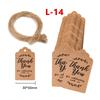 About 50PCS Kraft Paper Tags DIY Handmade/Thank You Multi Style Crafts Hang Tag With Rope Labels Gift Wrapping Supplies Wedding Favors
