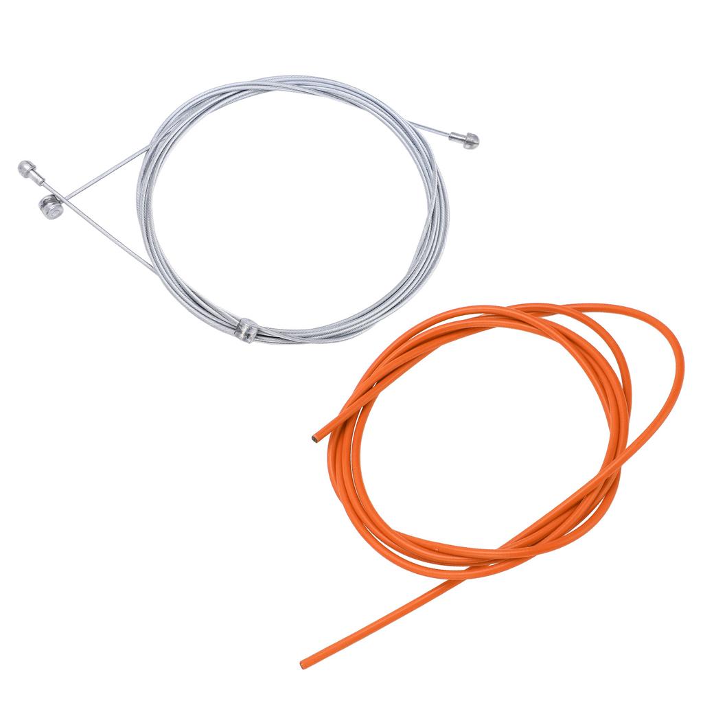 BOLANY Bike Bicycle Brake Cable and Housing Set Stable Strong 5mm Bicycle Brake CableOrange