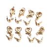 80PCS/Lot Alloy Lobster Clasp Jump Rings Connector Clasp Crimp End For Bracelet Necklace Chains DIY Jewelry Making Supplies