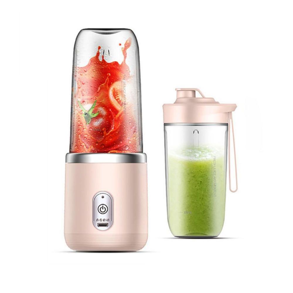 400ml Portable Electric Juicer 6 Blades Fruit Juice Cup USB Rechargeable Automatic Small Juicer Smoothie Blender Machine Food Processor