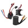 Waterproof 3650 3600KV Brushless Motor 60A Brushless ESC Heatsink Set for 18 110 RC Car