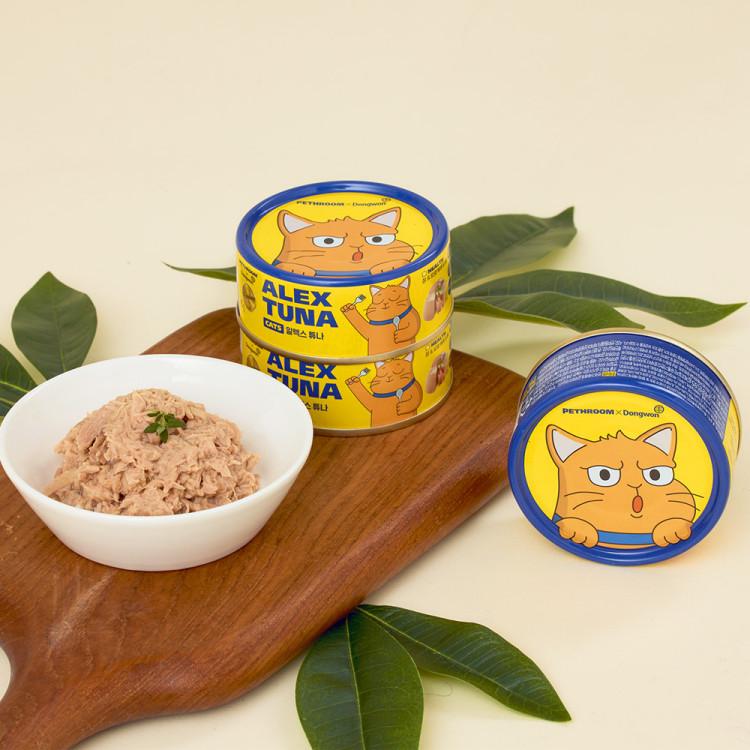 [pethroom X Dongwon] Alex Tuna & Eric Chicken (10 Pack) Cat Canned Snacks Large Capacity