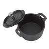 Dutch Oven Double Traditional Style Thickened Ergonomic Handle Insulation Cast Iron Cooking Pot