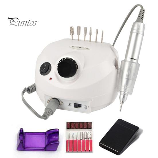Electric Nail Polishing Machine High Speed Nail Polisher with 6 Grinding Heads for Versatile Nail Care