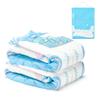LittleForBig Adult Diapers, 3 Assorted Designs [Teddy Pants], Color Change Warning Line, Thick, High Absorbency, Tape Type, 2 Diapers, Medium