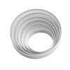 Stainless Steel Perforated Tart & Mousse Ring - Round Baking Mold & Cookie Cutter, Multi-Size