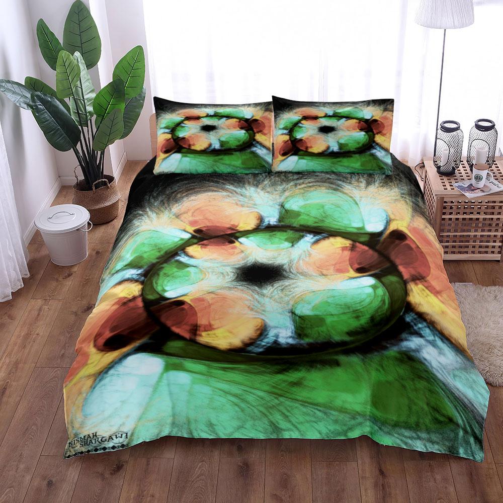 Комплект постельного белья с изображением египетского Гора в этническом стиле, односпальный двуспальный, размер Queen, размер King, размер US Twin, полный комплект постельного белья размера King