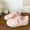 Pink Casual Sports Shoes Forrest Gump Little White Shoes Women's Spring 2025 New Niche Design German Training Board Shoes Women