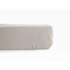 Fitted Sheet Percale Pure Combed Cotton Long Fibers 80 Threads/cm² with 35 Cm Pocket Vent Du Sud - Natural - 140 X 190 Cm Pocket of