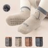Newborns Cotton Baby Boy Socks Autumn and Winter New Thick Warm Children Baby Socks Silicone Non Slip Floor Toddler Socks