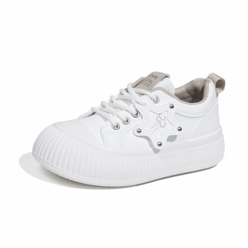 White Shoes for Women New Autumn Students All-Match Casual Ins Trendy Platform Fashion Sneakers