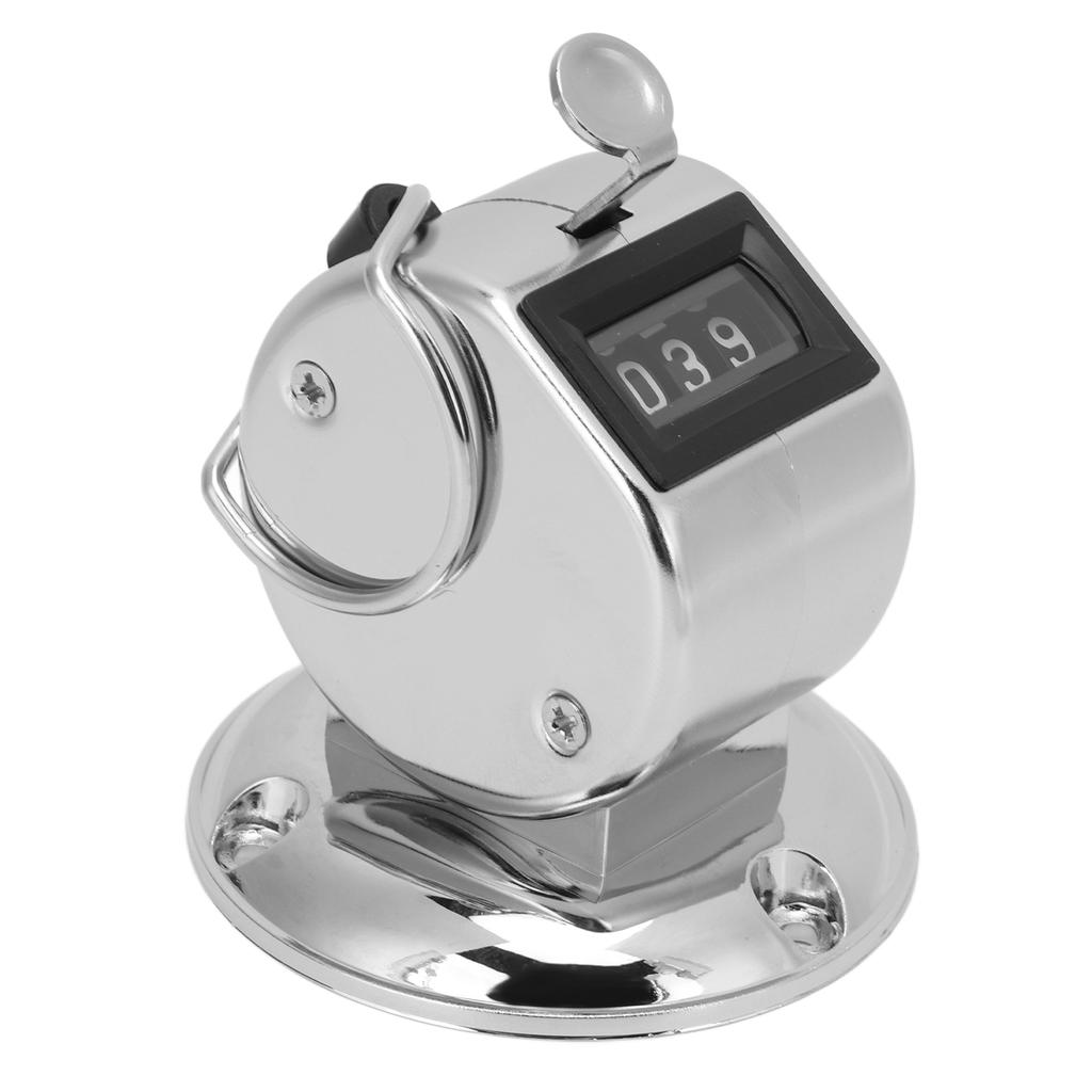 Clicker Counter 4 Digit Clear Lettering Accurate Hand Counters Clickers with Metal for Row Peo