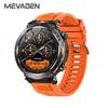 MEVADEN New 1.7 Inch 360*360 Screen Bluetooth Call Smart Watch Men Sport Fitness Tracker 600mAh Flashlight Smartwatch for Android IOS