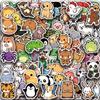 100 Cartoon Animals Illustrations Graffiti Stickers Guitar Notebook Suitcase DIY Waterproof