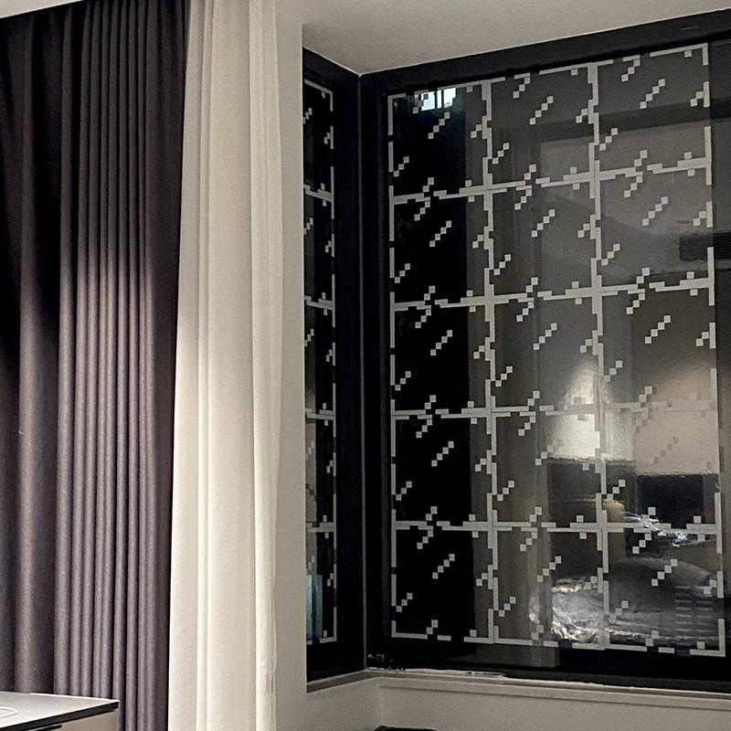 1/4/8/10/12/20/30Pcs Pixel Style Glass Window Sticker Electrostatic Stickers Home Window Decoration Festival Dress Up Diy Gift