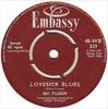 7inch Record RAY PILGRIM - Lovesick Blues / Let's Dance 45WB529 Embassy 1962 UK Pop Used