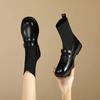 2024 New Fashion Autumn Socks and Ankle Boots Women's Fashion Knitted Stretch Short Boots Women's Flat Casual Thick Sole