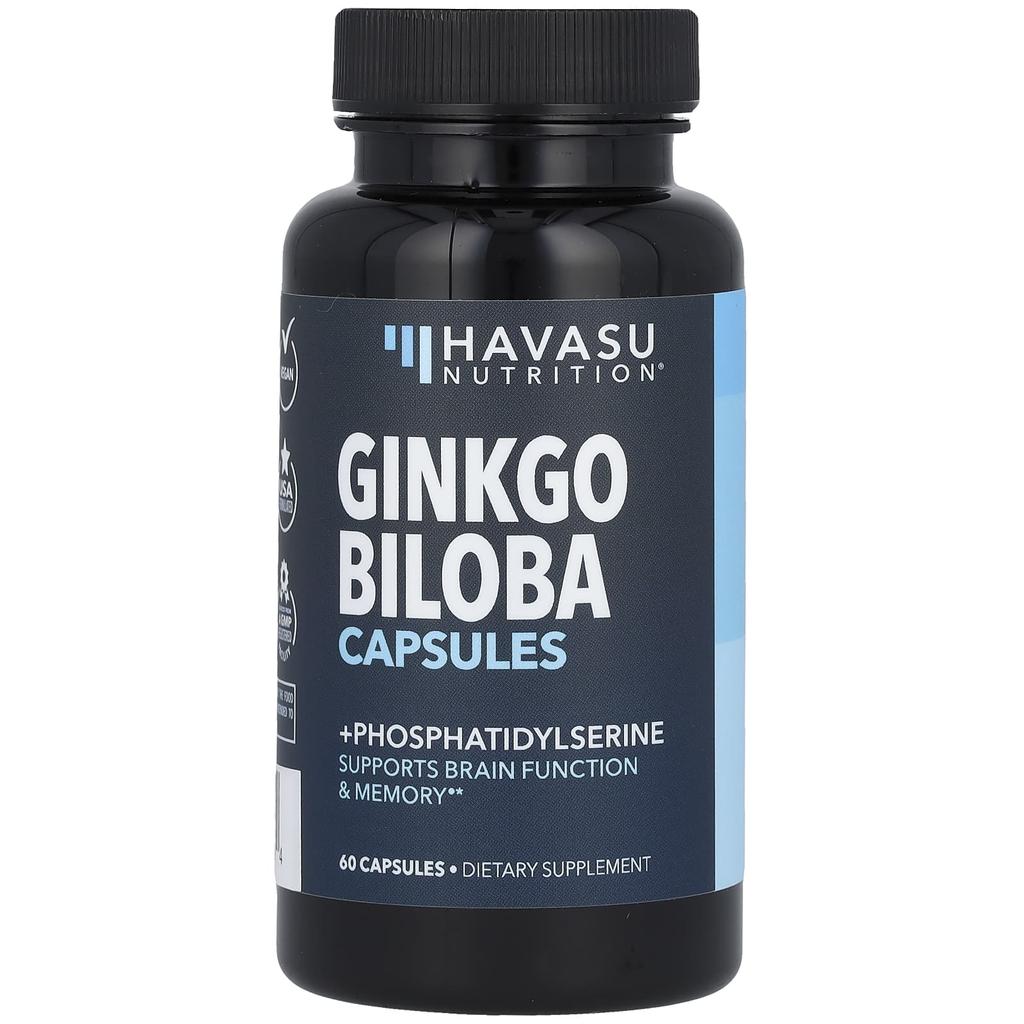 Havasu Nutrition Ginkgo Biloba, 60 Capsules