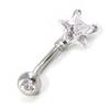 [H9416] - White 'Star' Body Piercing
