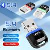 USB Bluetooth 5.4 Adapter Wireless Music Transmitter Receiver Bluetooth Dongle Wireless USB Adapter for Computer PC Laptop