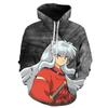 2024 New Hot Autumn Sweatshirts Casual New Men Inuyasha 3D Printed Hoodies Pullover Streetwear Fashion Hooded Tops Hoodie