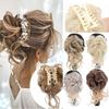 Messy Bun Hairpiece Hair Extension Ponytail With Claw Clip Ponytail Hairpiece Synthetic Hair Extensions Scrunchies Ponytail Hairpieces For Womens