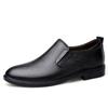 Business Formal Slip-On Leather Shoes Men's Casual  Black Wedding Shoes Dress Fashion Oxford Shoes Pointed Office Shoes
