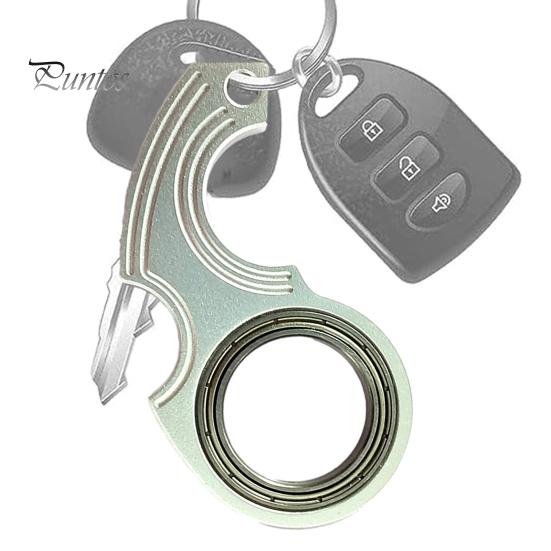 Брелок-спиннер, игрушка-непоседа, алюминиевый сплав, снятие стресса, декомпрессия, взрослые, подростки, тренировка гибкости пальцев, металлический портативный брелок