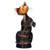 Cat Shaped Wine Rack Metal Sculpture Shelf Practical Sculpture Home Decoration Interior Decoration