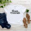 Team Conrad Unisex T-Shirt The Summer I Turned Pretty TV Show Shirt Casual Short Sleeve Graphic Tees Women Clothing Team Conrad Fans Gift Streetwear