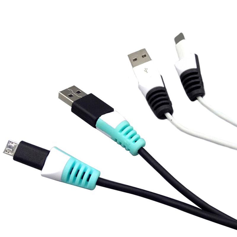 4Pcs Practical Protector Saver Cover For Phones Usb Charger Cable Cord Wire